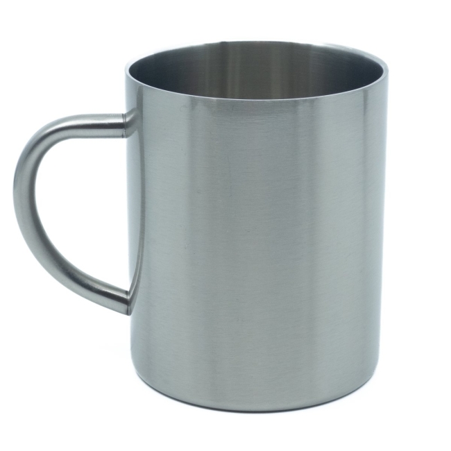 Tasse Edelstahl Camping mit Name