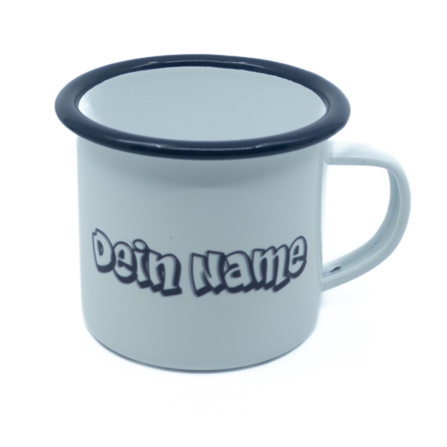 Tasse Emaille mit Name