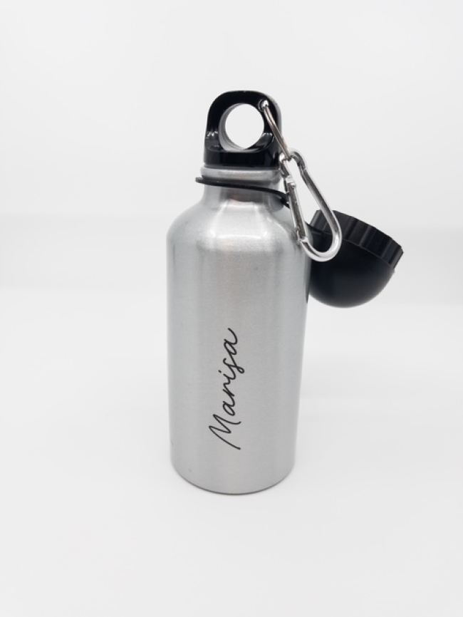 Aluminiumflasche mit Name