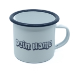 Tasse Emaille mit Name