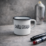 Tasse Emaille mit Name