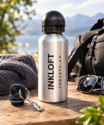 Aluminiumflasche mit Name